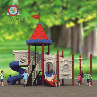 China Hot-selling galvanized plastic castle theme children playground pipe and equipment prices slides for shopping mall for sale