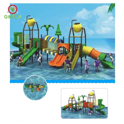 China Plastic Eco-friendly Water Playground Water Slide Kids Water Park On Sale JMQ-G129A for sale