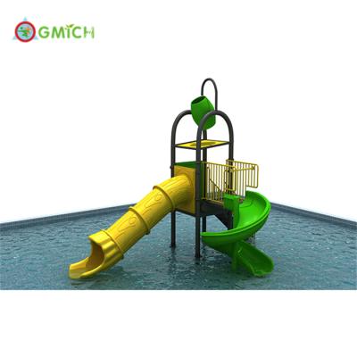 China Eco-friendly Swimming Pool Slide Backyard Water Park Water Playground For Home JMQ-G128A for sale