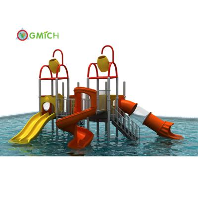 China LLDPE Plastic Splash Water Park Tube Water Slide Big Water Park Slides Games For Sale Equipment JMQ-1827A for sale