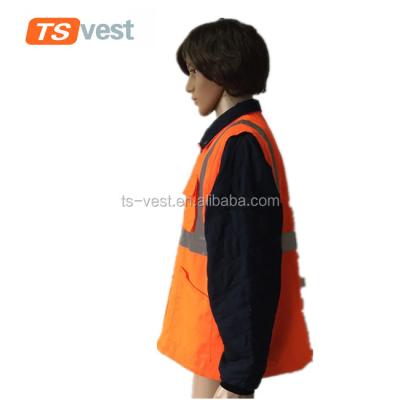 China Water Proof Manufacturer Construction Clothing 3m Reflective Safety Winter Heavy Jacket for sale