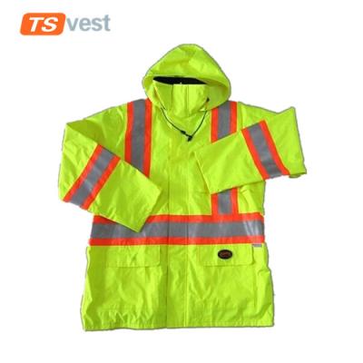 China Water Proof CE 3M Reflective Marks Safety Jacket For Roadway Workers for sale