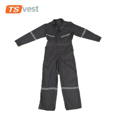 China Pet Wrinkle Anti - Running To Wear Gray Reflective Safety Coverall Clothing en venta