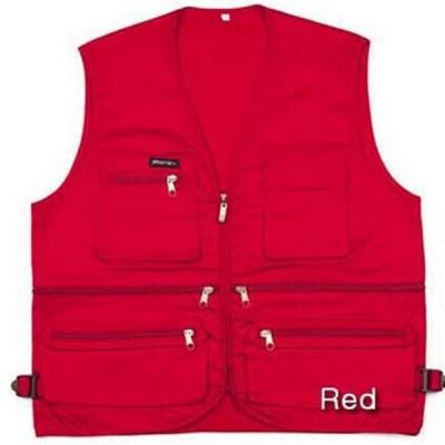 중국 Orange Breathable Vest 5xl Fishing Hunting Vest For Men Multi Pocket 판매용