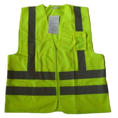 Κίνα EN 20471 Breathable Reflection Safety Walking Vest With Pockets προς πώληση