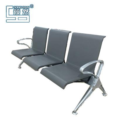 China Foshan factory direct sale 3 seater or airport visitor chair PU industrial hospital office chairs (polyurethane) for sale