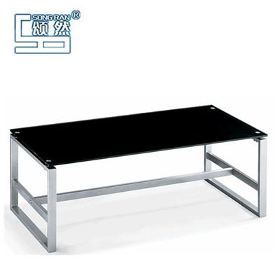 China 2021 modern thick glass coffee table modern tea table for sale