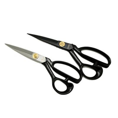 China Sharp and durable JINZEN HIGH QUALITY 8#9#10#11#12# manganese steel Tailor Sewing Scissors Tailor Scissors Clothing Scissors for sale