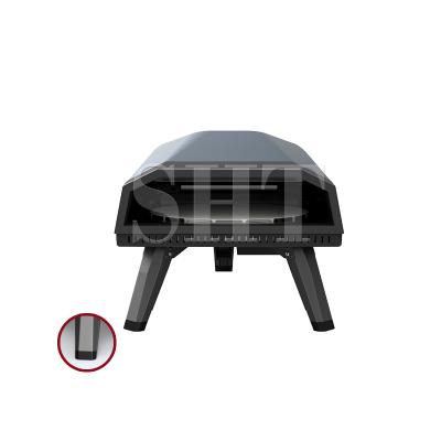 China Eco-friendly BBQ Pizza Oven Outdoor Using Tabletop Stainless Steel Italian Pizza Oven for sale