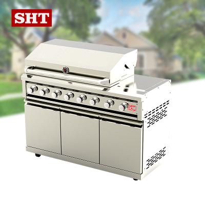 China Adjustable Wholesale Metal Stainless Steel Best Price Korean Barbecue Grill Barbacoa Gas for sale