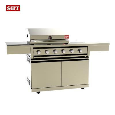 China High Quality European Outdoor Gas Grill Adjustable Size Best Price BBQ Grill for sale