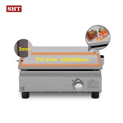 China Wholesale Japanese BBQ home factory kitchen table top stainless steel gas teppanyaki smokeless electric grill for sale