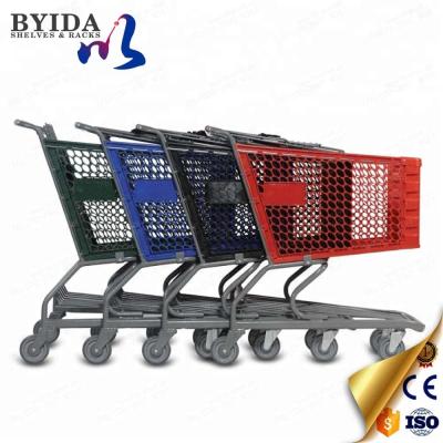 China Convenience supermarket shopping carts and trolleys for sale