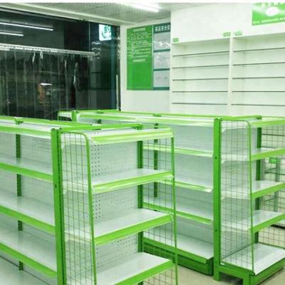 China Medicine Store Pharmacy Double Sided Retail Shelf for sale