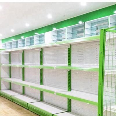 China Single Side Double Sided Pharmacy Display Racks for sale