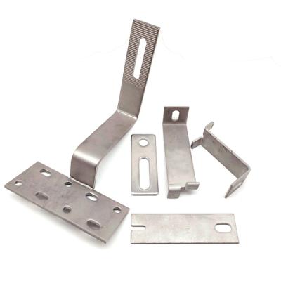 China Industrial Adjustable Bracket Roof Tile Roof Hook Precision Stainless Steel Solar Sheet Metal Stamping Parts for sale