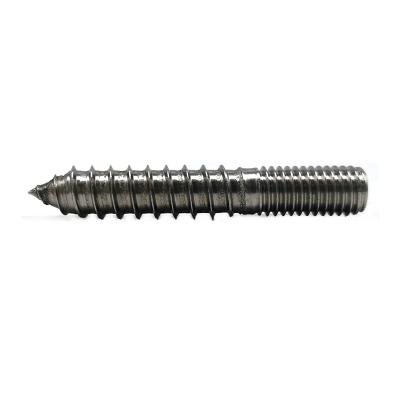 China Stainless Steel Stainless Steel Double Head Threaded Screw Wood Furniture Bolts for sale