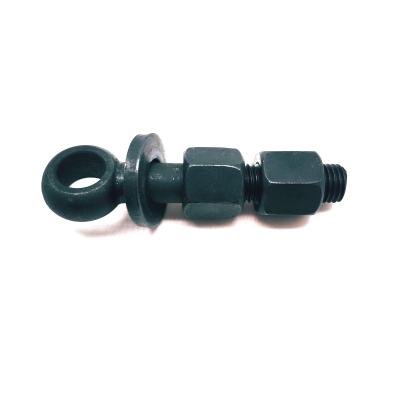 China DIN444 Steel Black M10 Eye Bolt, Black Lifting Eye Bolt, HDG GRADE4.8/8.8/10 Eye Bolt for sale