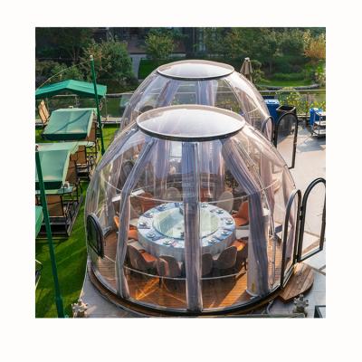 China Class B1 flame retardant outdoor camping inflatable bubble tent for rent inflatable transparent air dome bubble tent for sale