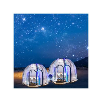 China High quality fireproof round camping bubble dome tent outdoor inflatable transparent room for sale for sale