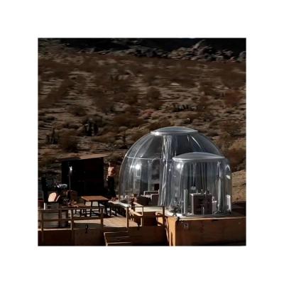 China Modern Camping Summer Hotel Inflatable Bubble Dome Tent With Tunnel for sale