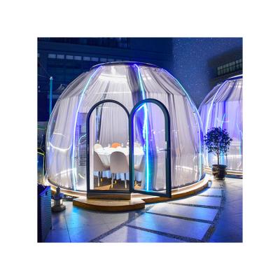 China Bubble House Luxury Hotel Campground Flame Retardant Inflatable Camping Dome Tent for sale