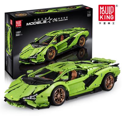 China KING 13057 Kids Gifts Hot Sale Upgrade MOLD Block Set Bricks App Control Car Model Building Block RC Car Electronic Toys for sale