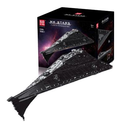 China Toy Factory Price Education King's Battleship MOC 21004 Mold Star Building Block Fight Star Eclipse Star Destroyer Child Block Building Brick for sale