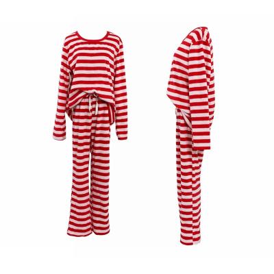 China Thermal Custom Pajama Sets Nightgowns Two Piece Pajamas Long Sleeve Set For Lady for sale