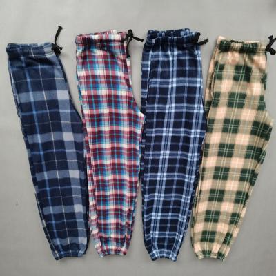 China Thermal Warm And Soft Fleece Printed Mens Pants Pajamas Shear Pants for sale