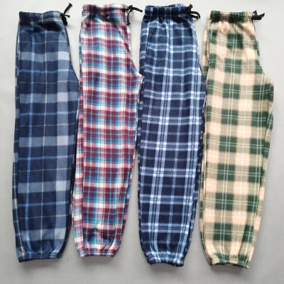 China Plaid Printing Man Sleepwear Thermal High Quality Pajama Pants For Men for sale