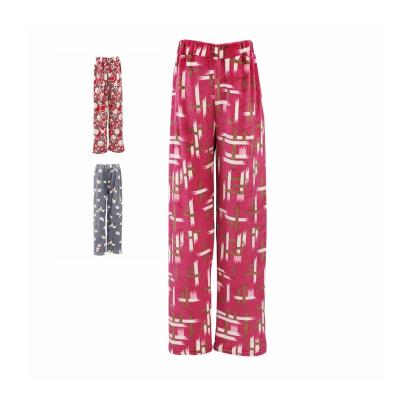 China Thermal Customized Women Pajamas Fleece Pajamas Nice Printed Coral Pijamas for sale