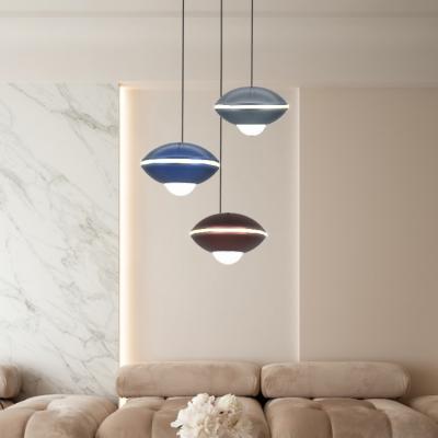 China Length Adjustable Decoration 7w Multicolor Modern Aluminum Indoor Hanging Led Pendant Light for sale