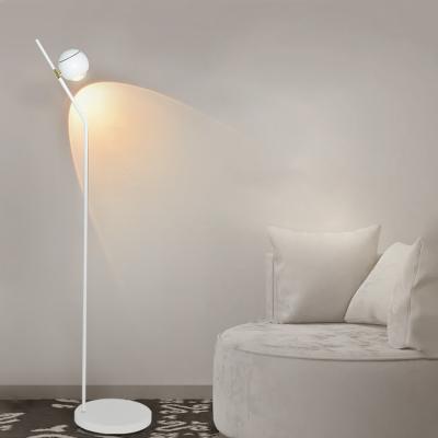 China Induction switch high brightness living room bedroom bedside iron 7w indoor decorative aluminum acrylic led floor lamp for sale