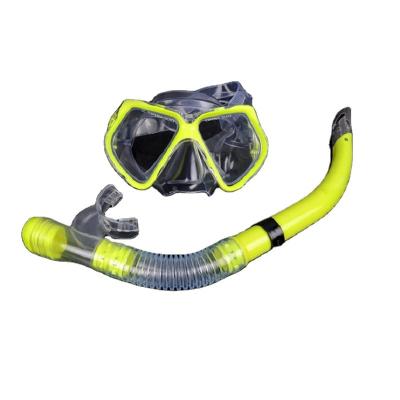 China 2023 Single Lens Snorkeling Version Single Lens Snorkeling Free Diving Swimming Diving Dry Top Snorkel Set Spearfishing Mask for sale