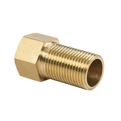 China Brass Custom Length Of Internal And External Hexagon Extension Thread Fitting Pipe Fittings for sale