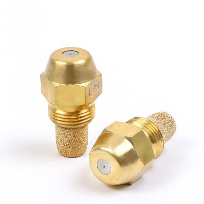 China Manufacturing Plant Diesel heavy fuel burner misting brass oil nozzle with hollow solid semi full cone spray pattern for sale