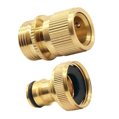 China Brass Joint High Pressure Washing Tool Car Fittings Wire Copper Water Pipe Quick Connector for sale