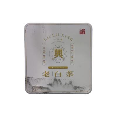 China loose tea imported simple tinplate packaging and gorgeous material with good sealing white tea for sale