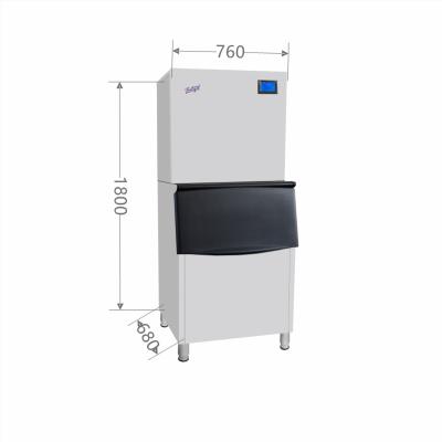 China High Quality Custom Made SD-1000 Moon Shape Crescent Ice Maker Commercial Ice Maker 450kg Fresh-Keeping For Cold Drinks for sale