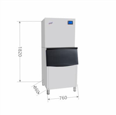 China Commercial Ice Maker 400Kg 24H 1720W Business Home Use Commercial Automatic Ice Maker Particle Snowflake Ice Machine for sale