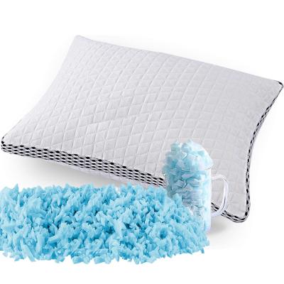 China Anti-Static Cool Bamboo Pillow, Adjustable Shredded Memory Foam Pillow For Sleep for sale