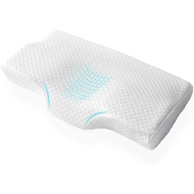 China Anti-Static Foam Pillow Memory Cutout Orthopedic Pillows for Neck Pain Relief, Ergonomic Cervical Pillow for sale