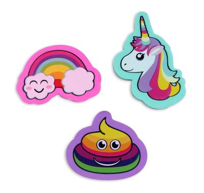 China Custom Novelty Small Eraser SLW18 Shape TPR Unicorn Eraser Manufacturer BETWEEN PITS Custom Eraser Shape for sale