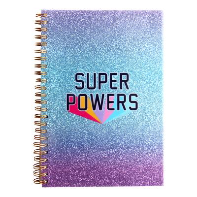 China 2021 hardcover book BETWEEN THE PITS super power LK7875 stationery spiral notebooks for school for sale