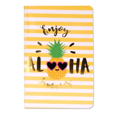 China Cheap custom pineapple daily stationary notebook BETWEEN THE PITS pineapple notebook notebooks LK211 new for sale