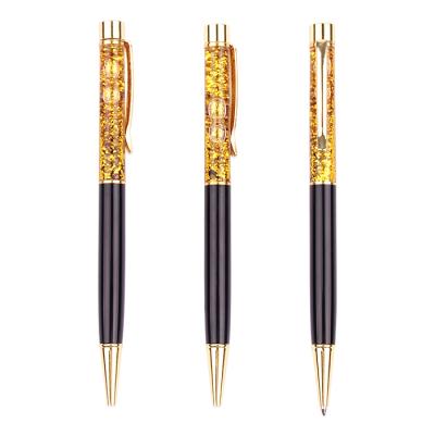 China BETWEEN THE PITS Floating Oil Pen Custom High End Metal Floating Oil Pen BP3674 Liquid Floater Pens With Glitter for sale