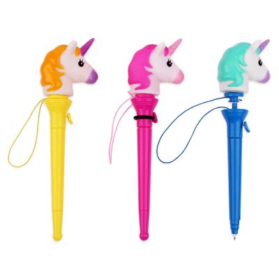 China BP3637 Cartoon Novelty Pens Plastic Novelty Pen Cute Crazy Unicorn Animal Gift BETWEEN THE PITS Boxing for sale