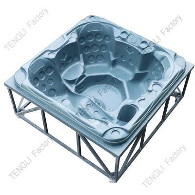 China Industry Sanitary Ware Multi-person New Design Customized hottub spa mold fiberglass thermoforming mold for sale