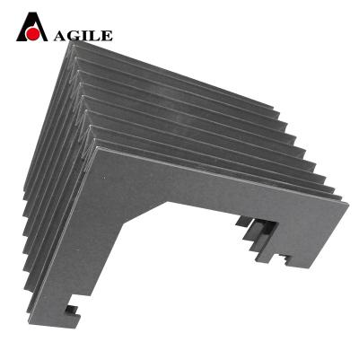 China CNC Machine Tool Cloth Guide Rail Organ Bellows Cover Nylon Protective Shield for sale